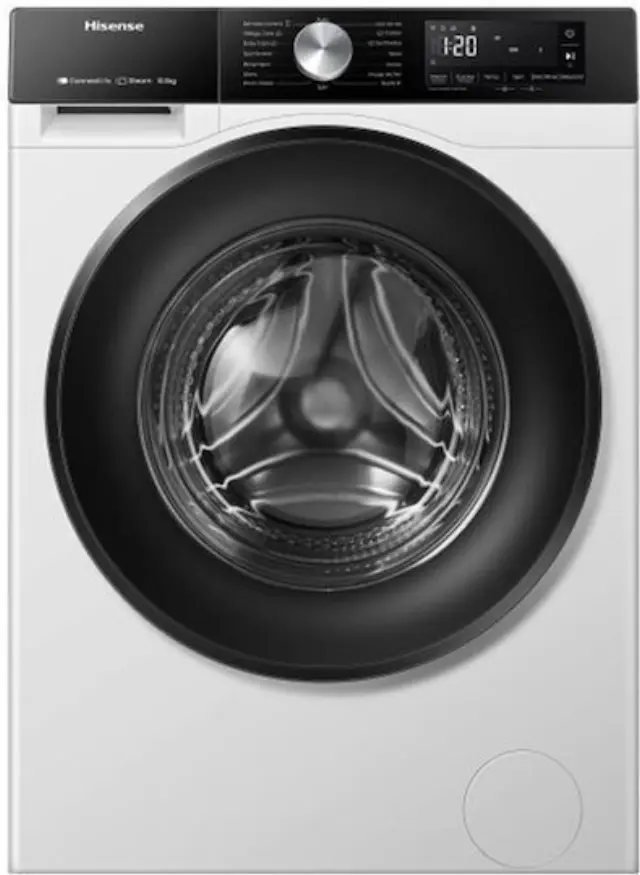 Hisense WF3S1043BW3 Πλυντήριο Ρούχων 10.5kg με Τεχνολογία Ατμού 1400 Στροφών Auto Wash