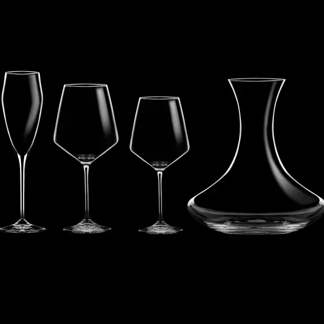 Master Pro Oenology Σετ Ποτήρια Σαμπάνιας 2τμχ Γυάλινα 2