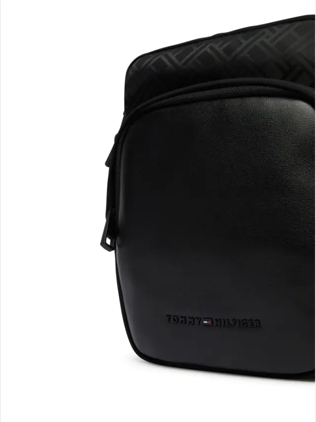 Ανδρική Τσάντα Χιαστί Tommy Hilfiger AM0AM14412-BDS Μαύρη Μαύρο - One Size 2