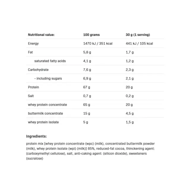 ALLNUTRITION Whey Delicious Chocolate, 700 g 2