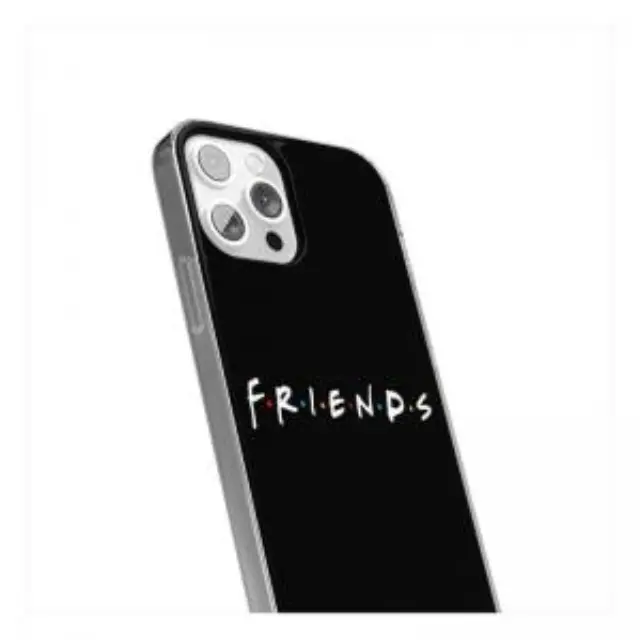 Θήκη Soft TPU Warner Bros Apple iPhone 14 Pro Friends 002 Full Print Μαύρο N64038 3