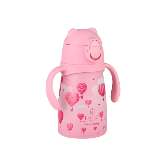 Estia® Bubble Bottle Save The Aegean Παιδικό Παγούρι Θερμός Love Ascend 300ml (01-33231). 2