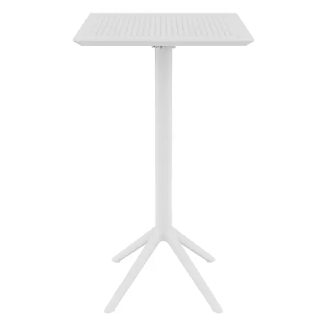 Τραπέζι Bar SKY Λευκό PP 60x60x108cm