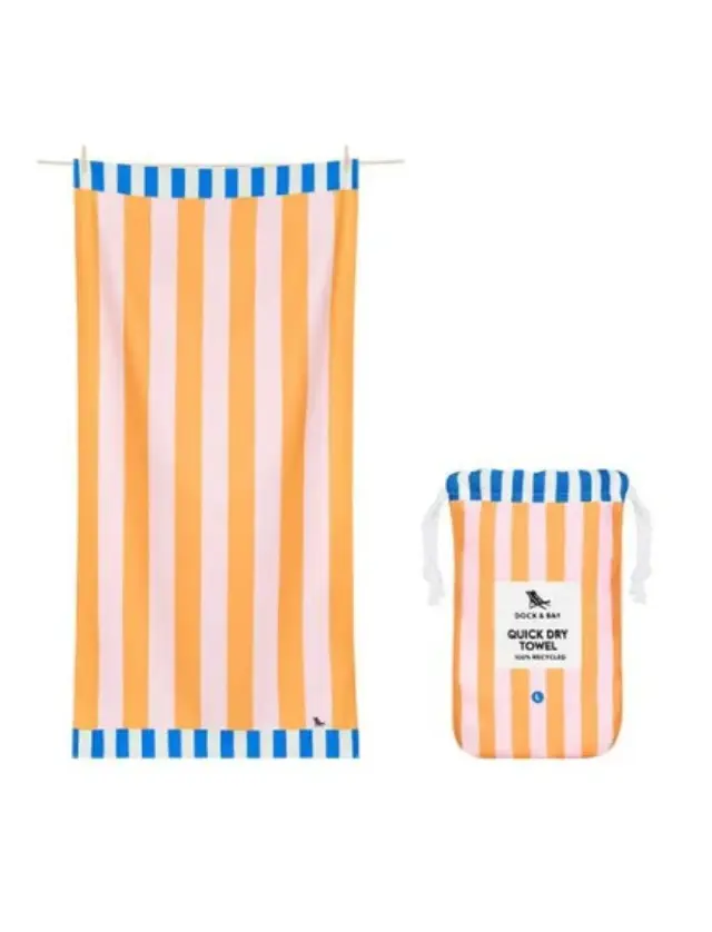 Dock & Bay: Πετσέτα θαλάσσης Quickdry Mellow Yellow Microfiber (Μικροϊνες) L (160x90εκ.)
