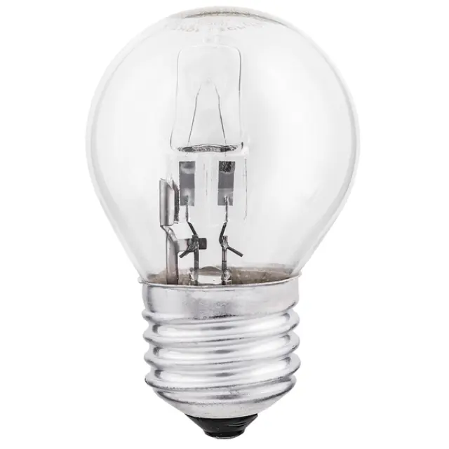 Halogen Lamp 18W E27 P45 240V Clear