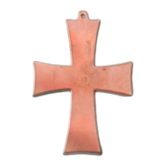 Χάλκινο Επίπεδο Σταυρουδάκι 17x25mm - 2τεμ