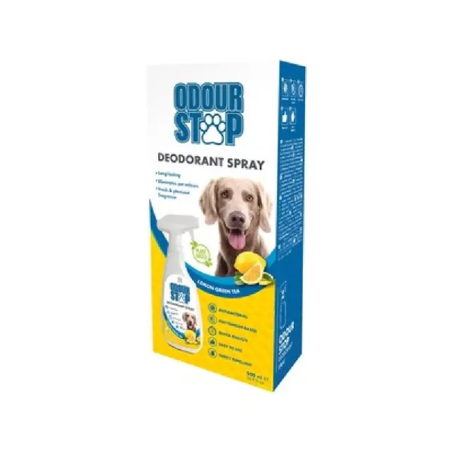 M-Pets Σπρέι Odour Stop Αποσμητικό Αντιβακτηριδιακό Πράσινο Τσάι & Λεμόνι 500ml
