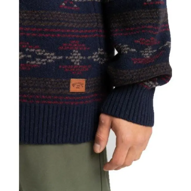 BILLABONG RANCHERO CREW ΠΛΕΚΤΟ ΑΝΔΡΙΚΟ -F1JP02BIF2-21/NAVY NAVY 3