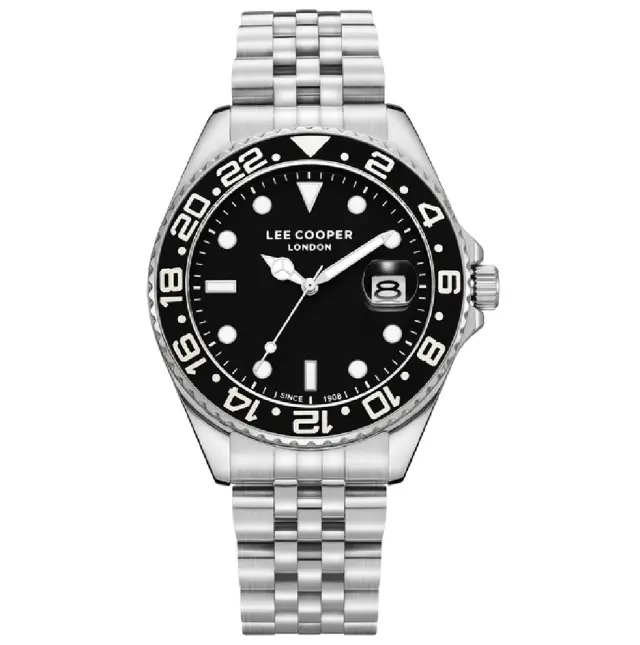 Lee Cooper Men's Watch Silver Metallic Bracelet LC08142.350