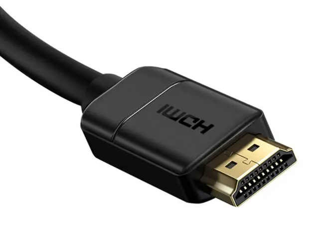 Baseus 2x HDMI 2.0 4K 30Hz Cable, 3D, HDR, 18Gbps, 5m Black (CAKGQ-D01) (BASCAKGQ-D01) 3