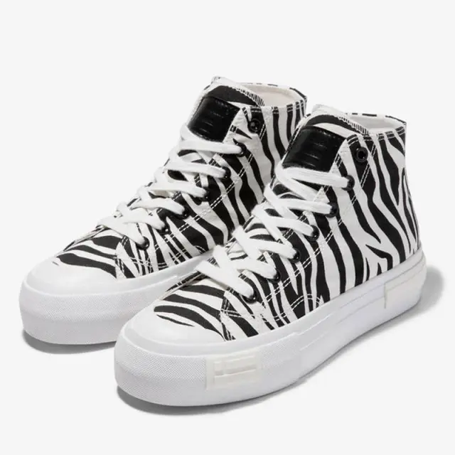 Flatform Μποτάκια D.Franklin DFSH389010-ZEB Λευκά - 37 3