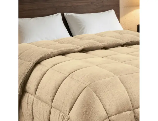 Κουβερτοπάπλωμα King Size Shelby Melinen με πυκνότητα 740gsm και διαστάσεις 240x260cm - Beige20006716 2