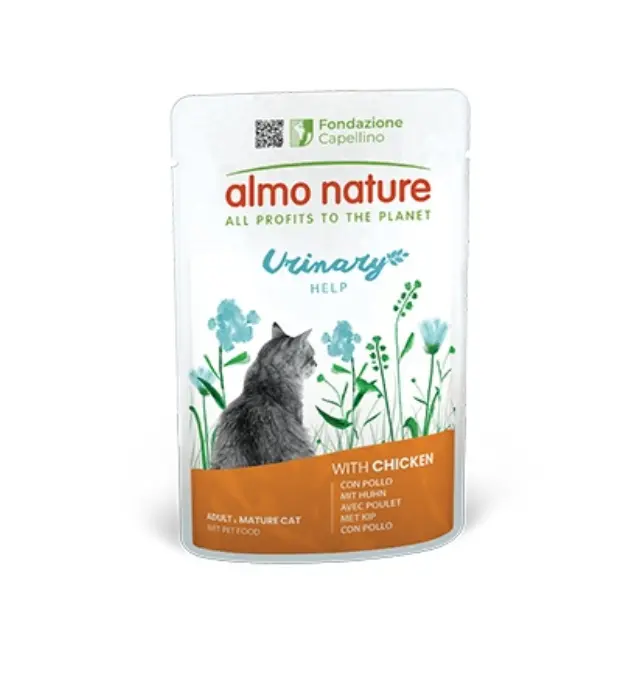 Almo Nature Functional Cat Adult Urinary Φακελάκι Κοτόπουλο 70gr Μονόχρωμο