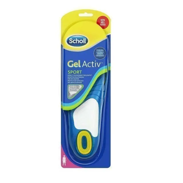 Scholl Ανατομικοί Πάτοι Γυναικείοι για τις Αθλητικές Δραστηριότητες Gel Activ Sport Μέγεθος (No 35.5-40.5) Ένα Ζευγάρι