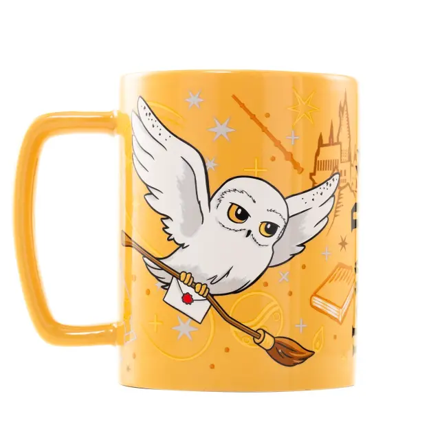Κούπα κεραμική Mug with Hedwig plush sleeve 440 ml FZMG2401037 3