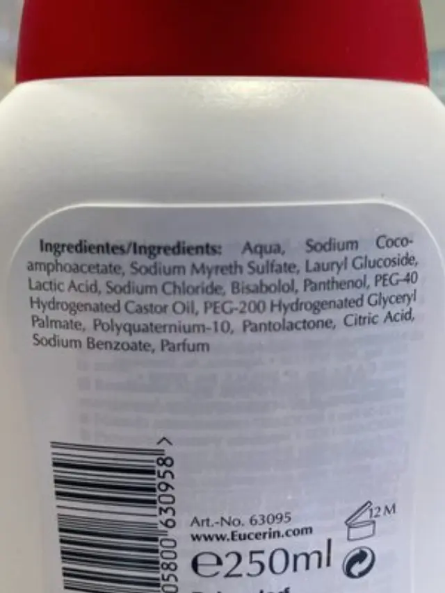 Eucerin Gel με Αντιμικροβιακή Δράση 250ml