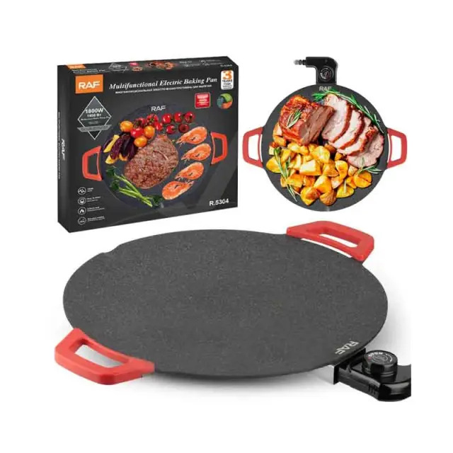 Raf R.5304 Επιτραπέζια Ηλεκτρική Ψησταριά 1800W - Electric Barbecue Machine R.5304