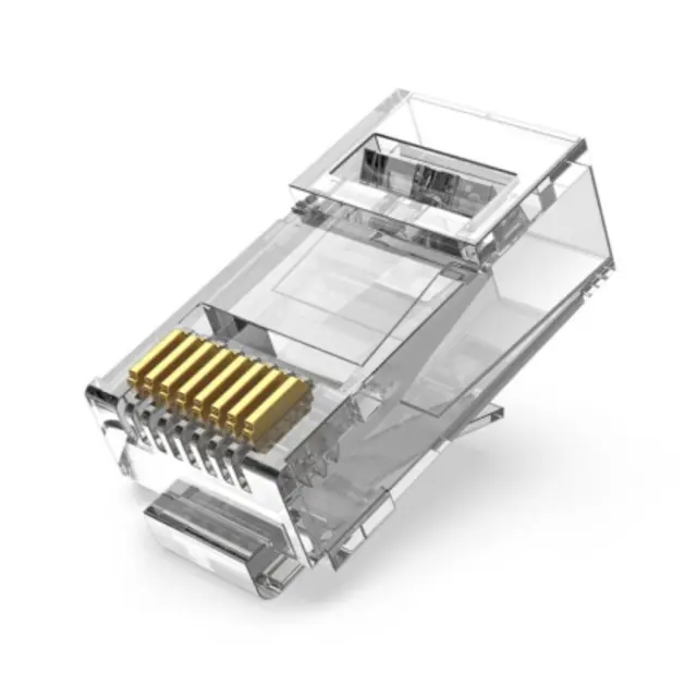 VENTION Cat.6 UTP RJ45 Modular Plug Transparent 10-Pack (IDDR0-10) (VENIDDR0-10)