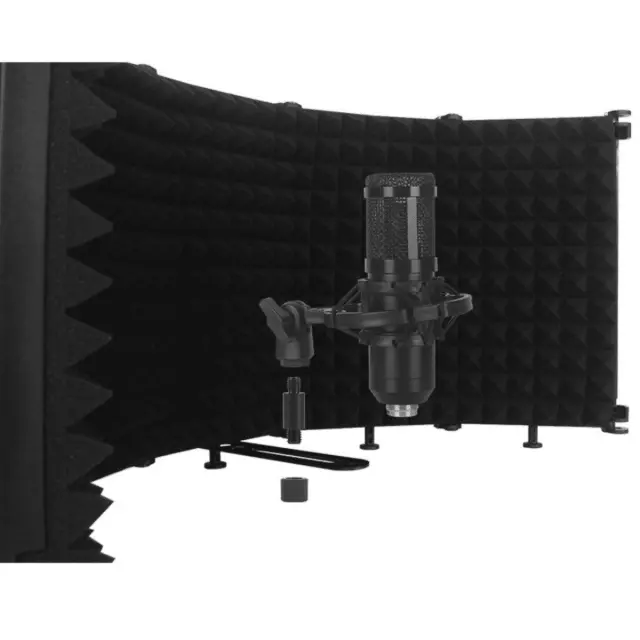 DNA NSN acoustic isolation shield portable foldable 5 panels studio screen microphone filter soundproofing cover 3