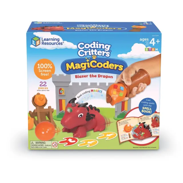 Learning Resources Εκπαιδευτικό Παιχνίδι Coding Critters® Magicoders: Blazer The Dragon για 4+ ετών LER 3104