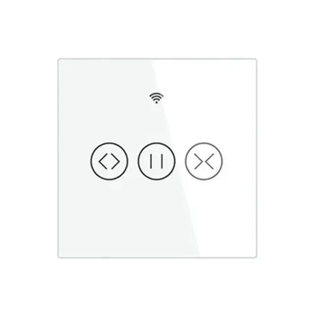 WIFI ΔΙΑΚΟΠΤΗΣ ΚΟΥΡΤΙΝΑΣ 1g ΛΕΥΚΟ N+L 86*86mm / WIFICS1W