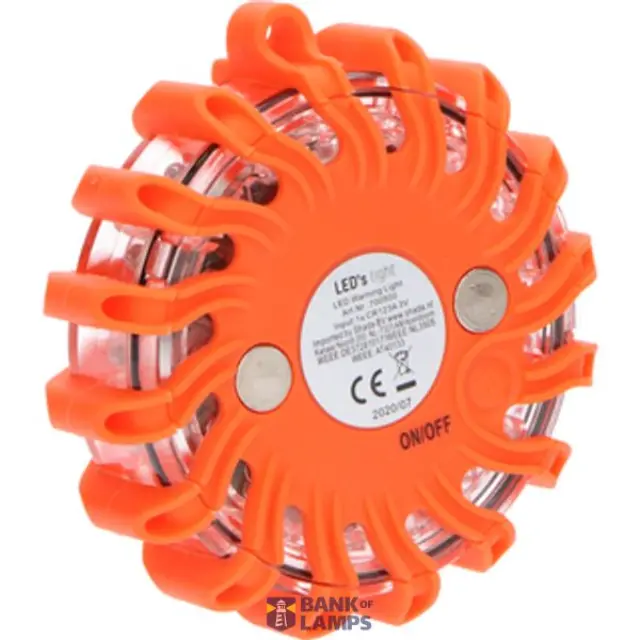 Safety Light - 2W IP67 CR123 - Red