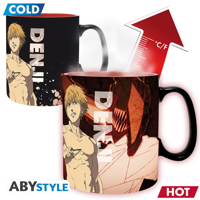CHAINSAW MAN - Mug Heat Change- 460ml- Denji + Aki