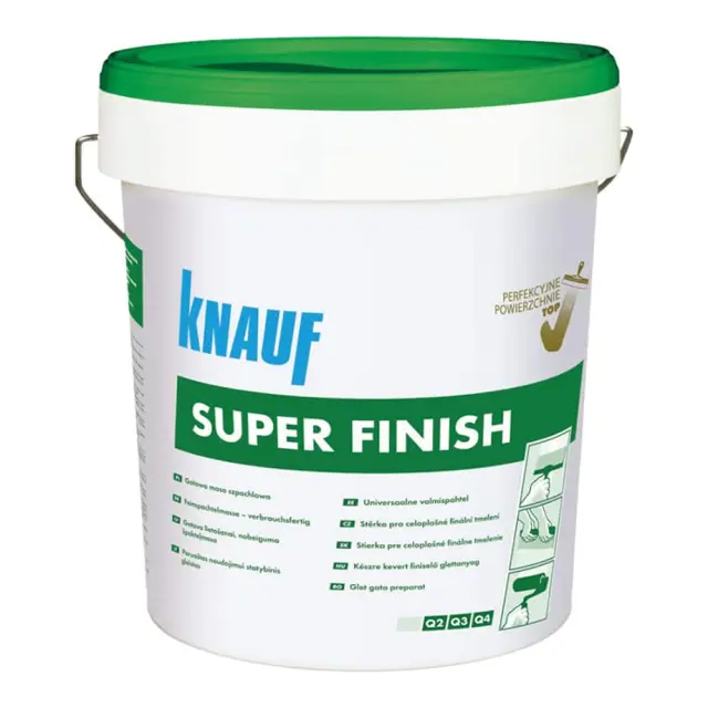 KNAUF SUPER FINISH ΕΤΟΙΜΟΧΡΗΣΤΟ ΥΛΙΚΟ ΑΡΜΟΛΟΓΗΣΗΣ & ΦΙΝΙΡΙΣΜΑΤΟΣ 20KG
