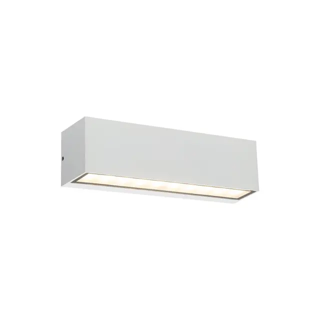 Demes Φωτιστικό Led τοίχου Up/down 3000K 10W IP54 IK08 23x6.5x6.5cm λευκό Άσπρο