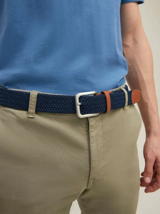 JACSPRING WOVEN BELT NOOS Navy Blazer 2