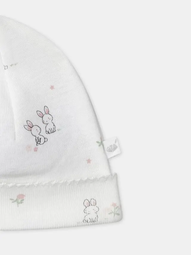 Βρεφικά Καπέλα για Κορίτσια Spring Bunny ΕΚΡΟΥ 3