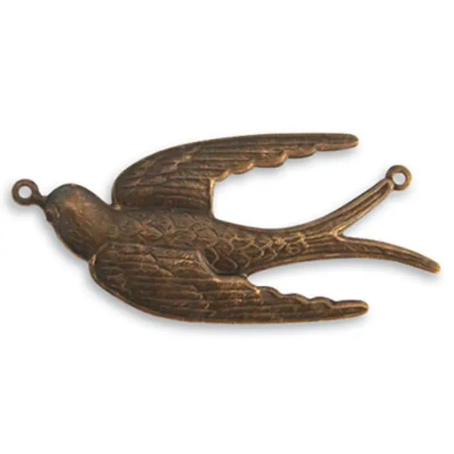 Μεταλλικό Διακοσμητικό Vintaj - Soaring Sparrow 40x21mm - 1τεμ