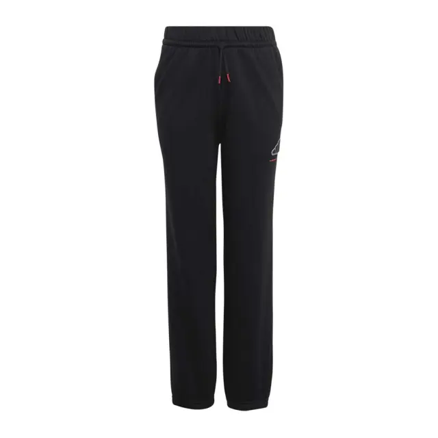 adidas Sportswear Boy's Slogan Fleece Pant Μαύρο KW9983 (adidas Sportswear) - 164