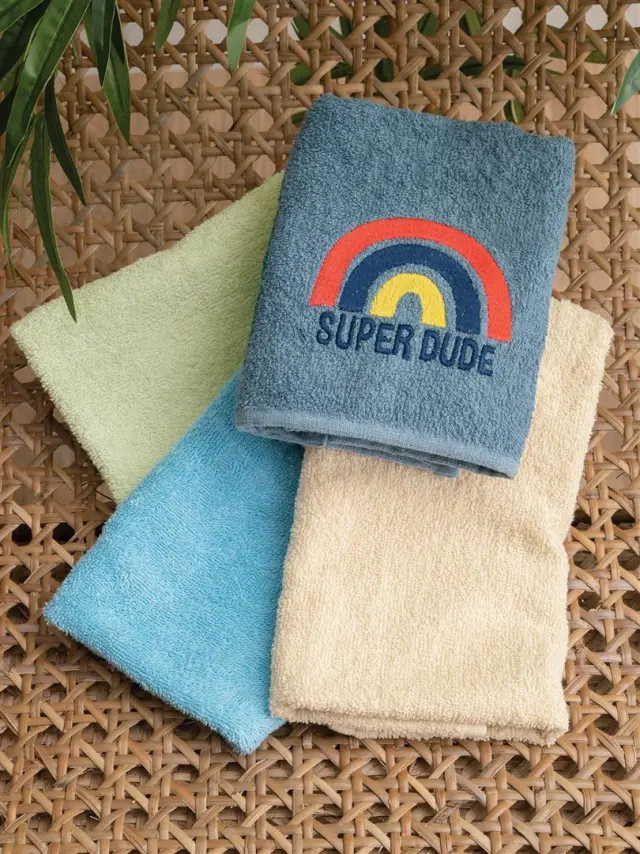 Πετσετάκια 4/τμχ kids bathroom super dude 40x60cm Palamaiki 9-030084-016