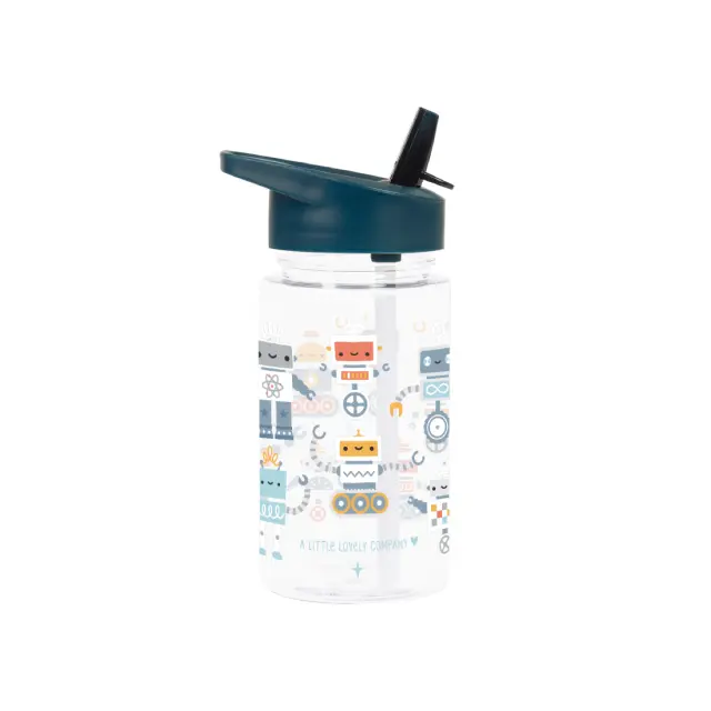 Παγούρι Από Tritan Α Little Lovely Company Robots 450ml DBROBU95 2