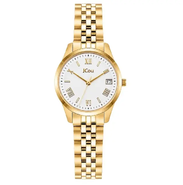 JCou Lucienne Women's Watch Gold Stainless Steel Bracelet JU19090-2