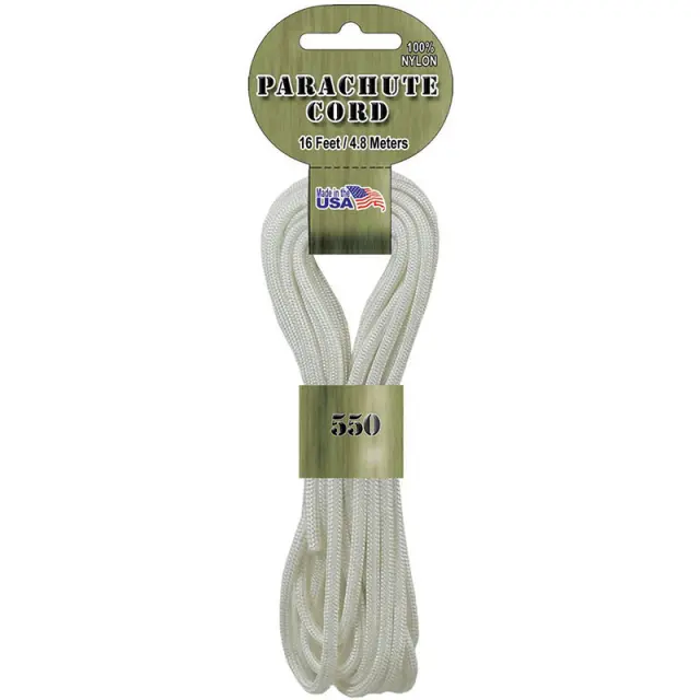 Κορδόνι Αρτάνη Paracord 550 lbs - White - 4.8m