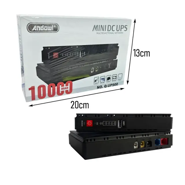 Andowl UPS Σταθεροποιητής Τάσης Q-UP900 - Mini DC UPS 0751126 3