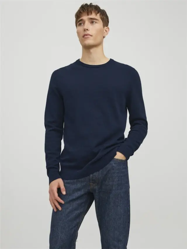 Μπλούζα πλεκτή JJEBASIC Jack & Jones - XXL