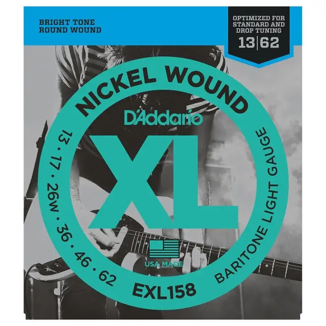 D'Addario EXL158 Χορδές Βαρύτονης Ηλεκτρικής Κιθάρας 13-62