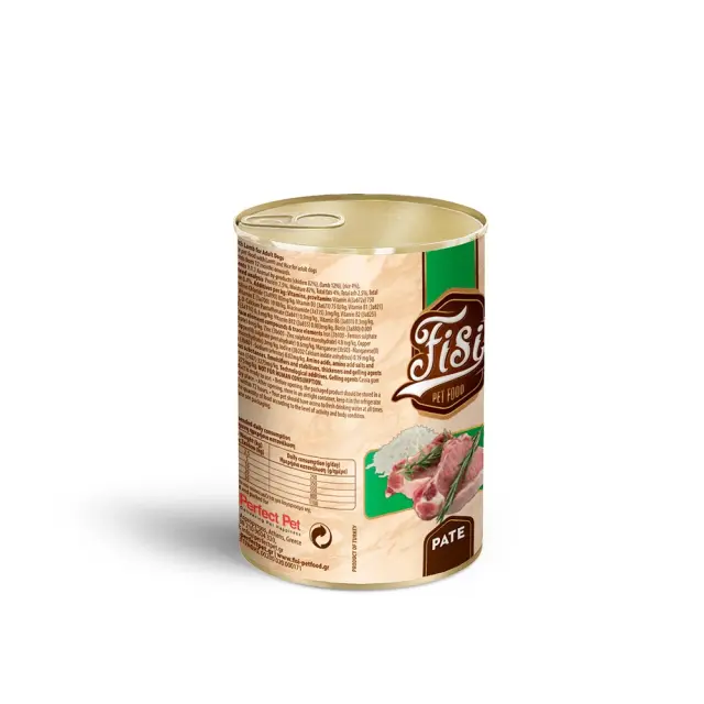 Κονσέρβα Σκύλου Fisi Adult Aρνί & Ρύζι Πατέ 400gr 2