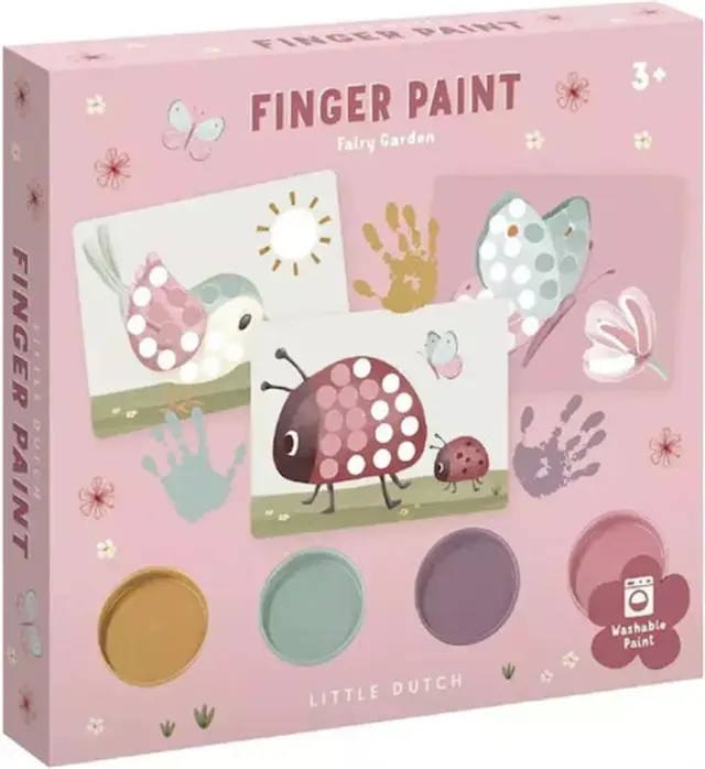 Little Dutch Σετ ζωγραφικής με δακτυλομπογιές Fairy Garden / LD126121 (Little Dutch)