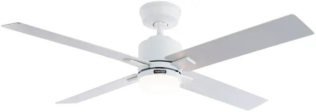 Hunter Mila 132 Fresh White - Ανεμιστήρας Οροφής με Φωτιστικό 2