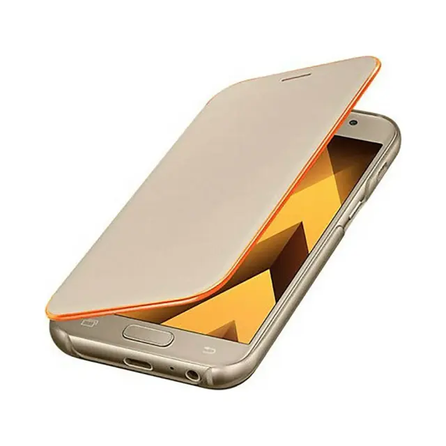 Samsung EF-FA320 Neon Flip Cover Galaxy A3 2017 Gold 3