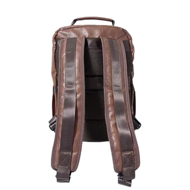Σακίδιο Πλάτης MCAN Camel Δερματίνη 40x32x15cm LF Z717 3