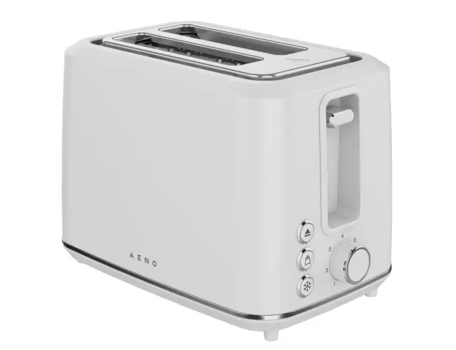 Φρυγανιέρα AENO TS1 ATS0001W με ισχύ 1080W και χωρητικότητα 2 φέτες ψωμιού - WhiteATS0001W 2