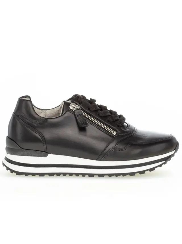 Gabor Sneakers Γυναικείο δέρμα Μαύρο GAB/76528 17-SCHWARZ 3