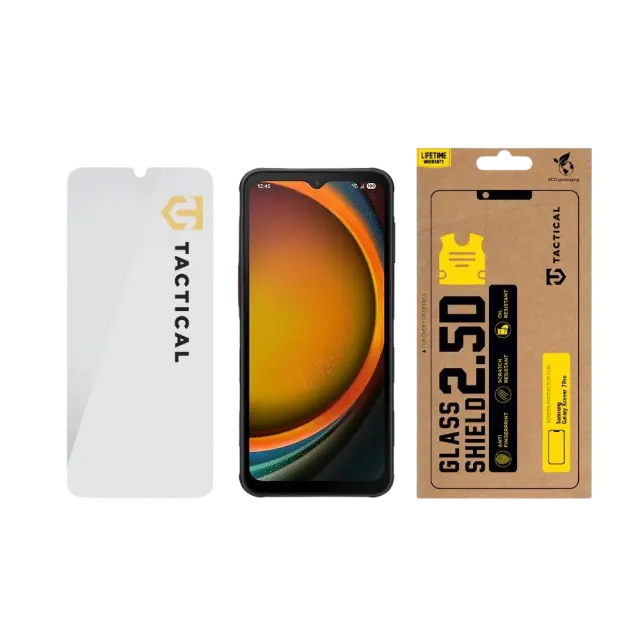 Tactical Glass Shield 2.5D for Samsung Galaxy Xcover 7 Pro Clear 3