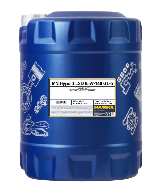 MANNOL Hypoid LSD 85W-140 GL-5 8105 10L