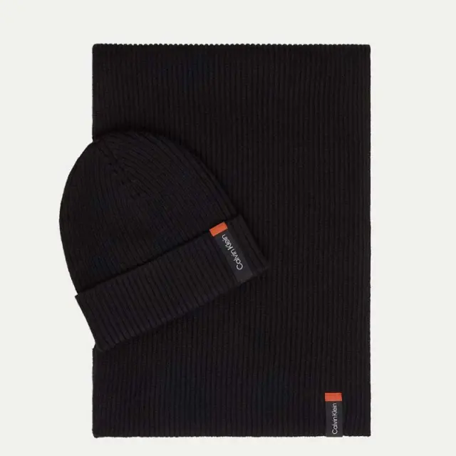 Σετ Κασκόλ - Σκούφος Calvin Klein K50K509712-BAX Μαύρο - One Size